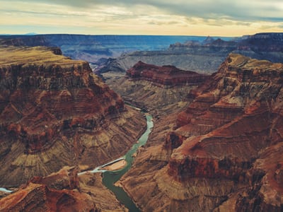 Image of Blue Canyon, one of the most beautiful places to visit in Arizona